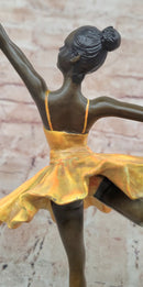 Bronze Sculpture Figure of a Dancer Contemporary Ballerina Sculpture Signed Milo