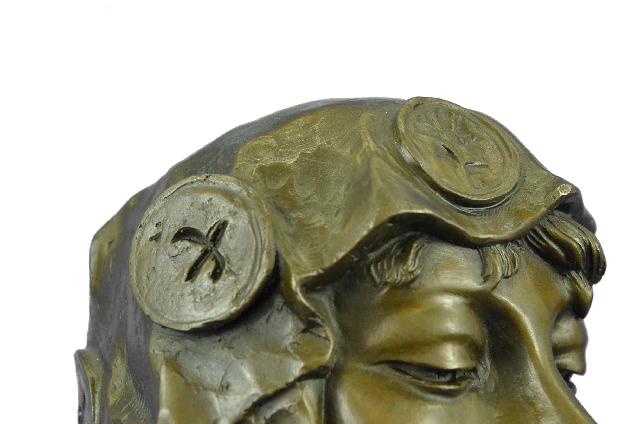 Bronze Bust of Biblical Delilah by Emmanuel Villanis 18" x 9"