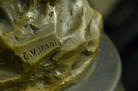 Bronze Bust of Biblical Delilah by Emmanuel Villanis 18" x 9"