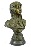 Bronze Bust of Biblical Delilah by Emmanuel Villanis 18" x 9"
