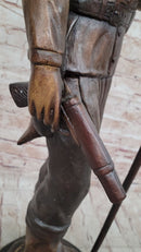 Apache Chief Cochise Bronze Sculpture on Marble Base