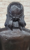 Geronimo With Rifle by C.M Russell Bronze Sculpture