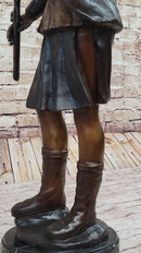 Geronimo With Rifle by C.M Russell Bronze Sculpture