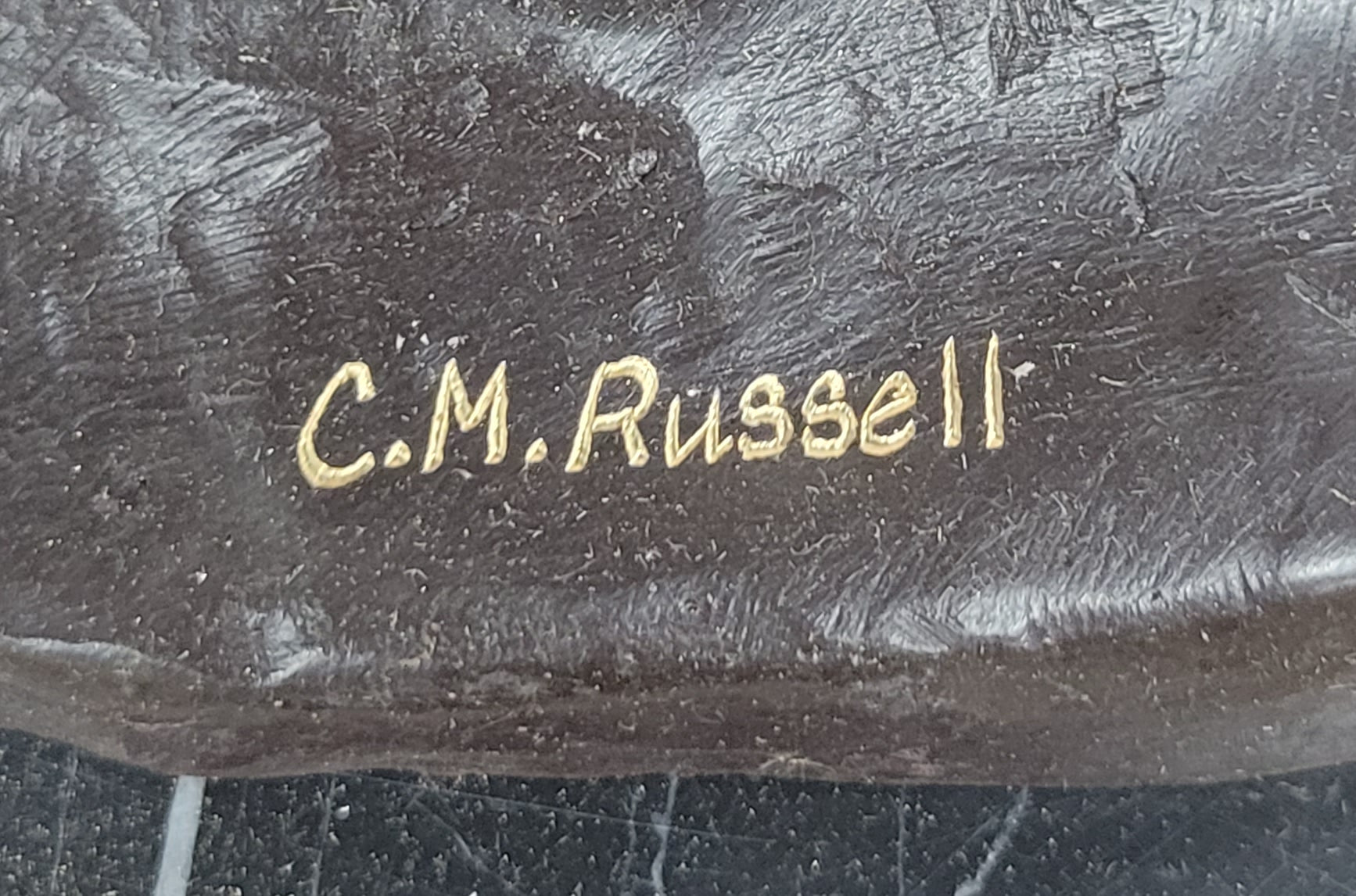 Geronimo With Rifle by C.M Russell Bronze Sculpture