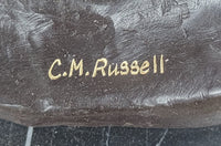 Geronimo With Rifle by C.M Russell Bronze Sculpture