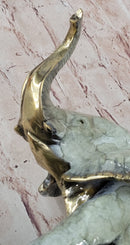 Bronze Elephant on Marble Base Signed Limited 10" x 14"