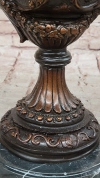 Bronze Dragon Urn with Gate Keeper Signed by Falconet