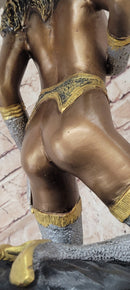 Hot Cast Bronze Erotic Sexy Nude Girl in Lingerie Signed Numbered Original Art by Collett