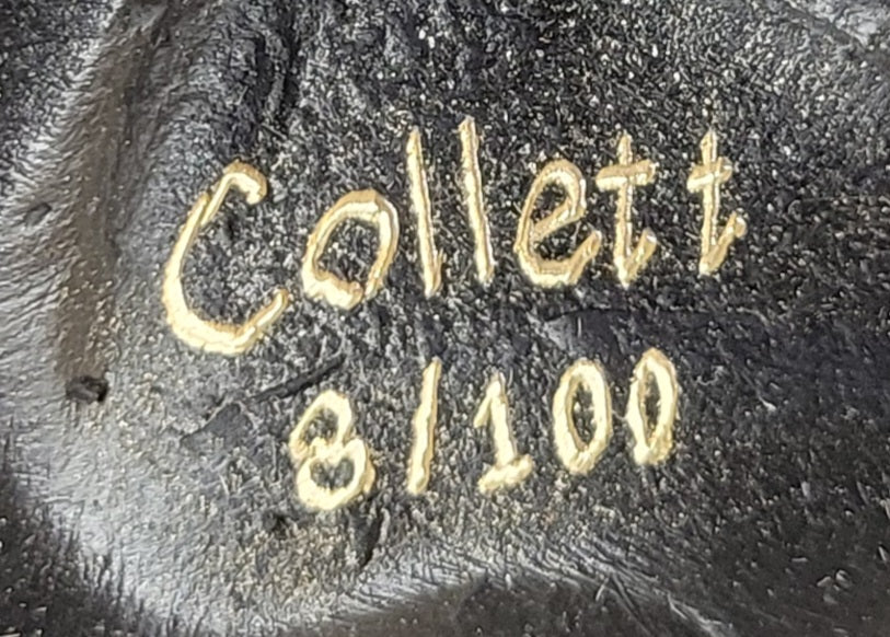 Hot Cast Bronze Erotic Sexy Nude Girl in Lingerie Signed Numbered Original Art by Collett