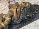 Limited Edition Erotic Nude Woman by Collett Bronze Sculpture