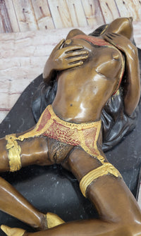 Limited Edition Erotic Nude Woman by Collett Bronze Sculpture