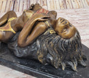 Limited Edition Erotic Nude Woman by Collett Bronze Sculpture