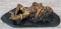 Limited Edition Erotic Nude Woman by Collett Bronze Sculpture