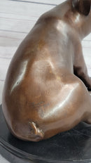 Bronze Cute Pig Sculpture after PJ Mene 8.5" x 10"