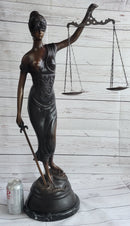 Lady Justice Bronze Sculpture 32" x 19"