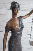 Lady Justice Bronze Sculpture 32" x 19"