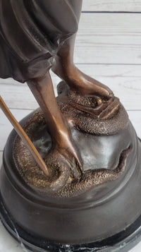 Lady Justice Bronze Sculpture 32" x 19"