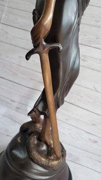 Lady Justice Bronze Sculpture 32" x 19"