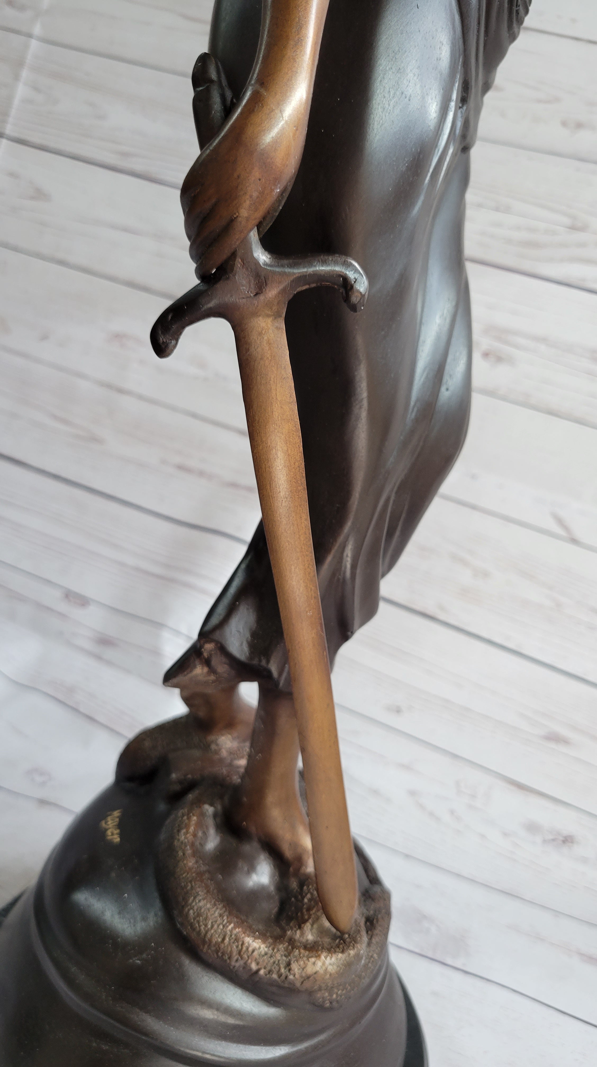 Lady Justice Bronze Sculpture 32" x 19"