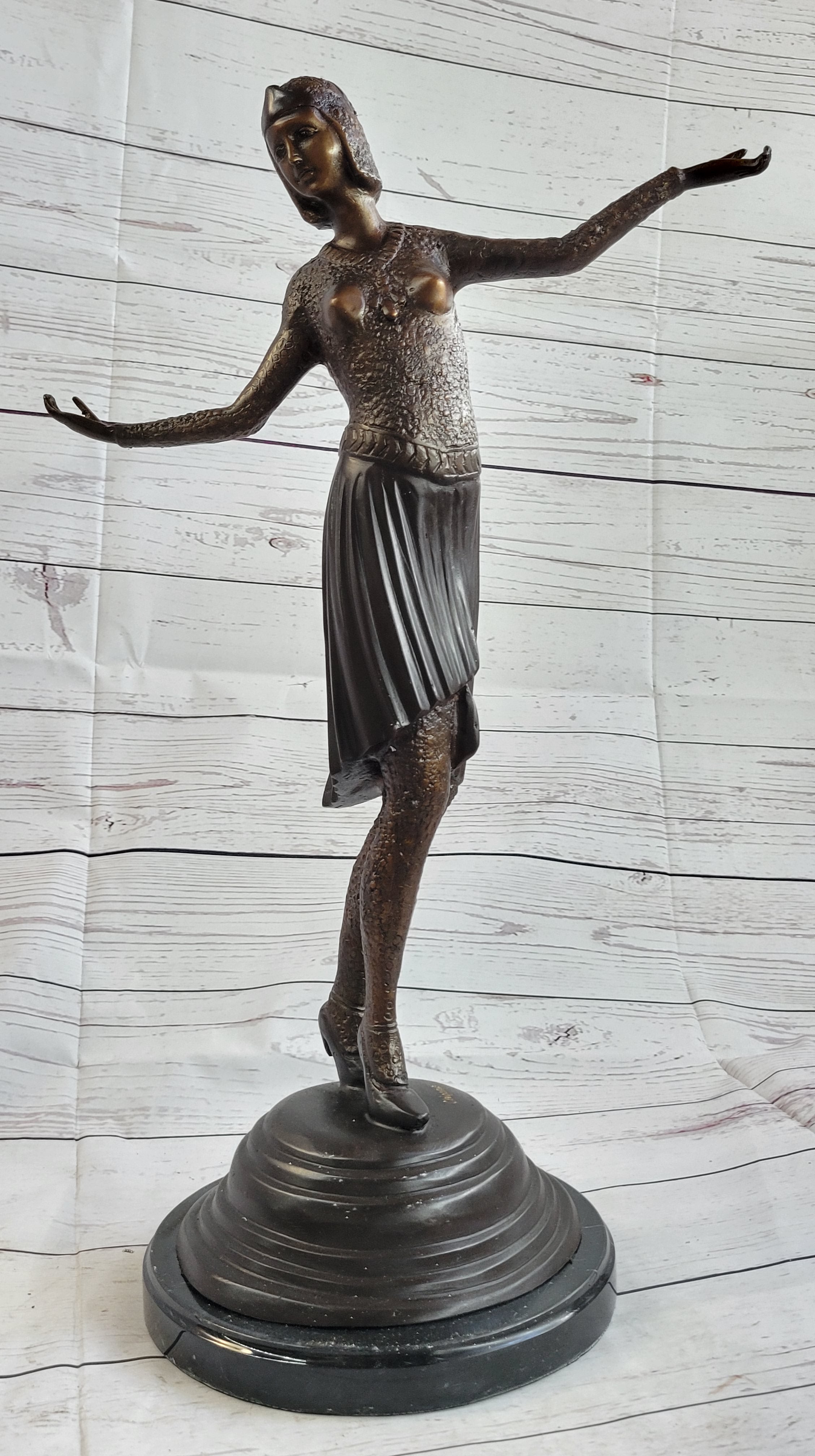 Art Deco Chiparus Russian Dancer Model Sculpture