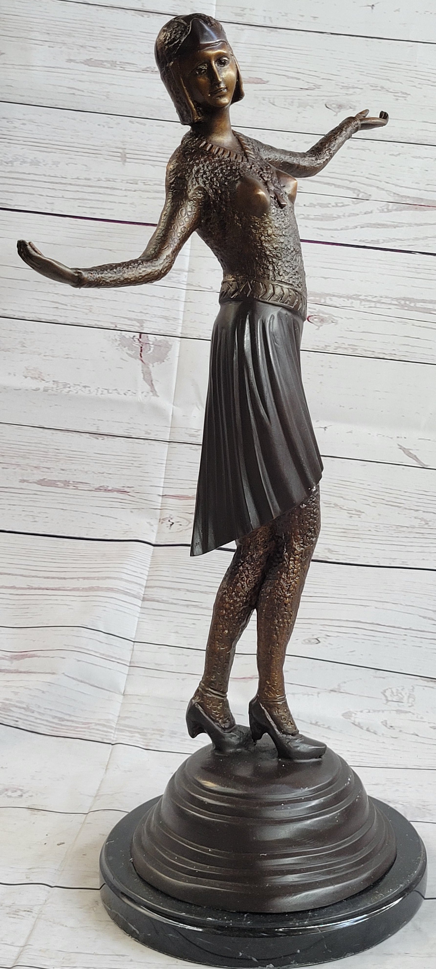 Art Deco Chiparus Russian Dancer Model Sculpture