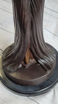 Art Deco Chiparus Russian Dancer Girl with Veil Bronze Sculpture