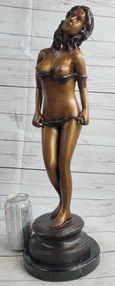 Signed Limited Edition Nude Artwork Naked Female by Collett Bronze Sculpture