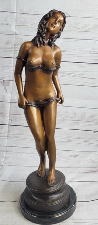 Signed Limited Edition Nude Artwork Naked Female by Collett Bronze Sculpture