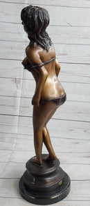 Signed Limited Edition Nude Artwork Naked Female by Collett Bronze Sculpture