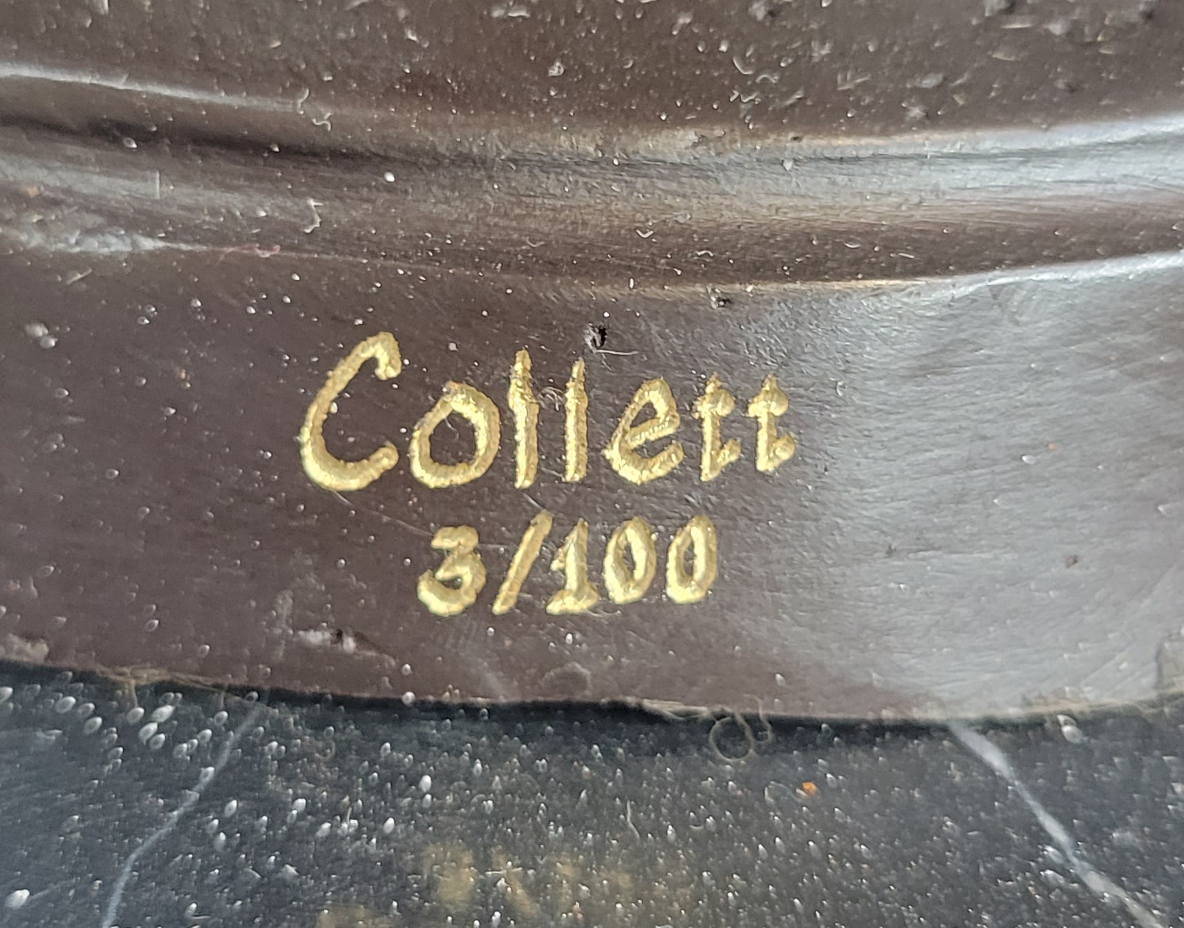 Signed Limited Edition Nude Artwork Naked Female by Collett Bronze Sculpture