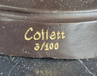Signed Limited Edition Nude Artwork Naked Female by Collett Bronze Sculpture