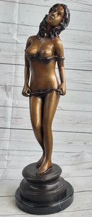 Signed Limited Edition Nude Artwork Naked Female by Collett Bronze Sculpture