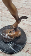 Giambologna Flying Mercury Bronze Sculpture by Lost Wax Method