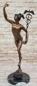 Giambologna Flying Mercury Bronze Sculpture by Lost Wax Method