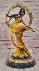 Hand Made Venus Goddess of Love Genuine Bronze Sculpture Signed Collett Statue