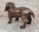 Life Size English Bulldog Puppy Bronze Sculpture 14" x 24"