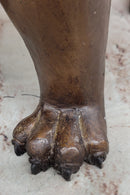 Life Size English Bulldog Puppy Bronze Sculpture 14" x 24"