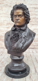 Ludwig Van Beethoven Bronze Bust Sculpture Signed & Numbered