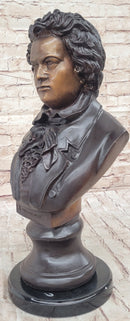 Ludwig Van Beethoven Bronze Bust Sculpture Signed & Numbered
