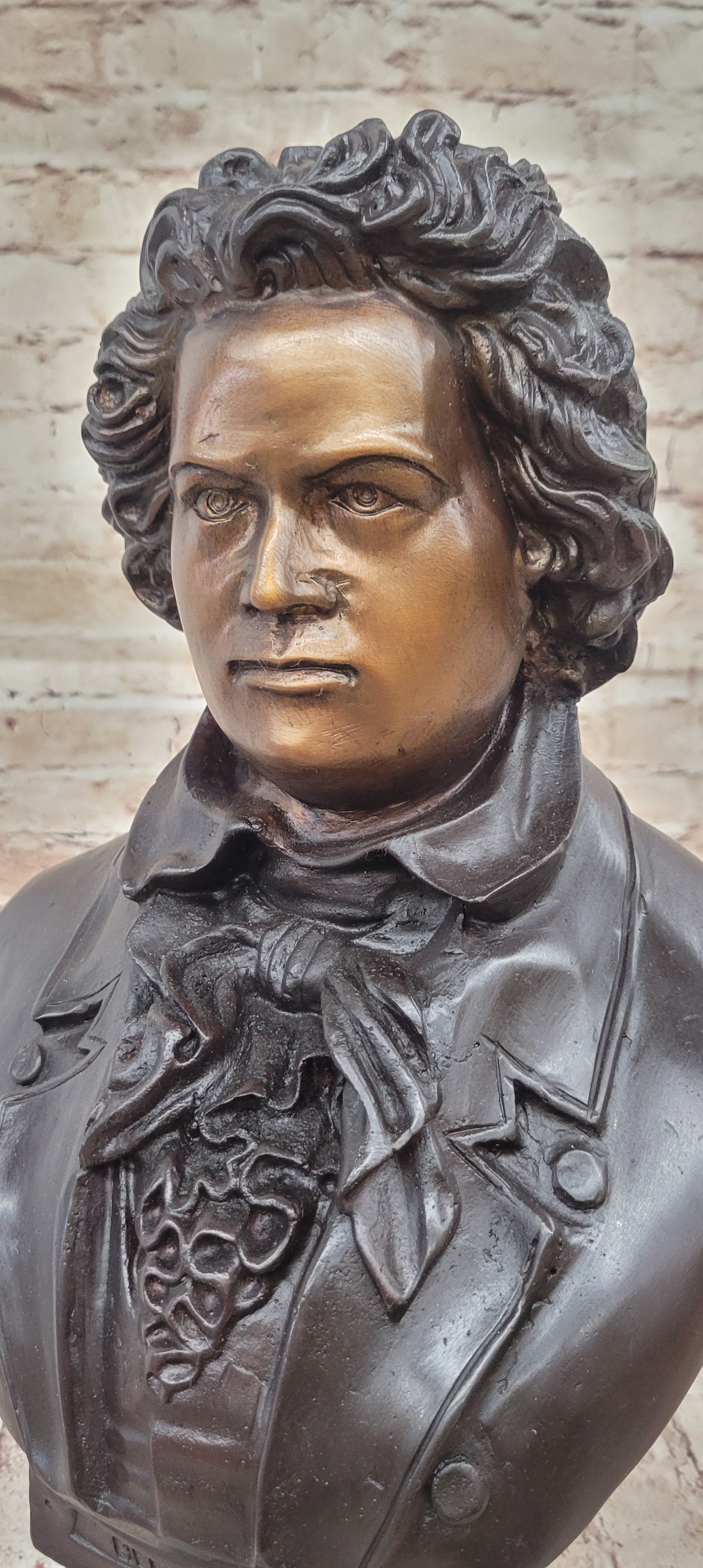 Ludwig Van Beethoven Bronze Bust Sculpture Signed & Numbered