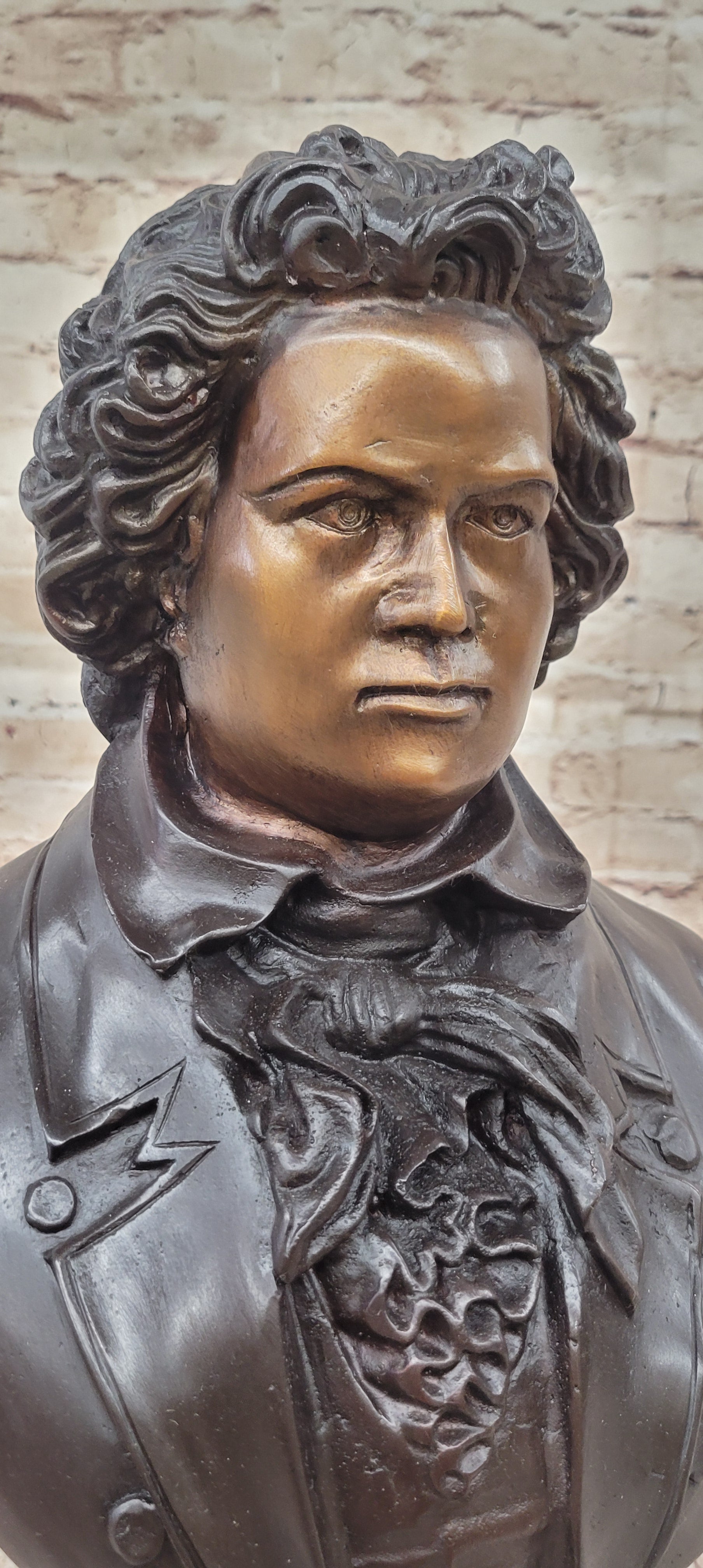Ludwig Van Beethoven Bronze Bust Sculpture Signed & Numbered