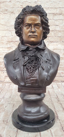 Ludwig Van Beethoven Bronze Bust Sculpture Signed & Numbered