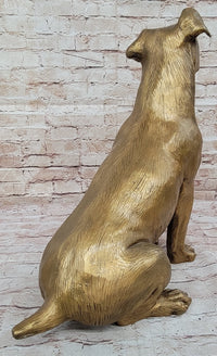 Life Size Jack Russell Terrier Bronze Sculpture 19" x 25"