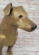 Life Size Jack Russell Terrier Bronze Sculpture 19" x 25"
