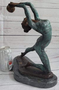 Rhythmic Gymnast Olympic Memorabilia by Collett Bronze Sculpture