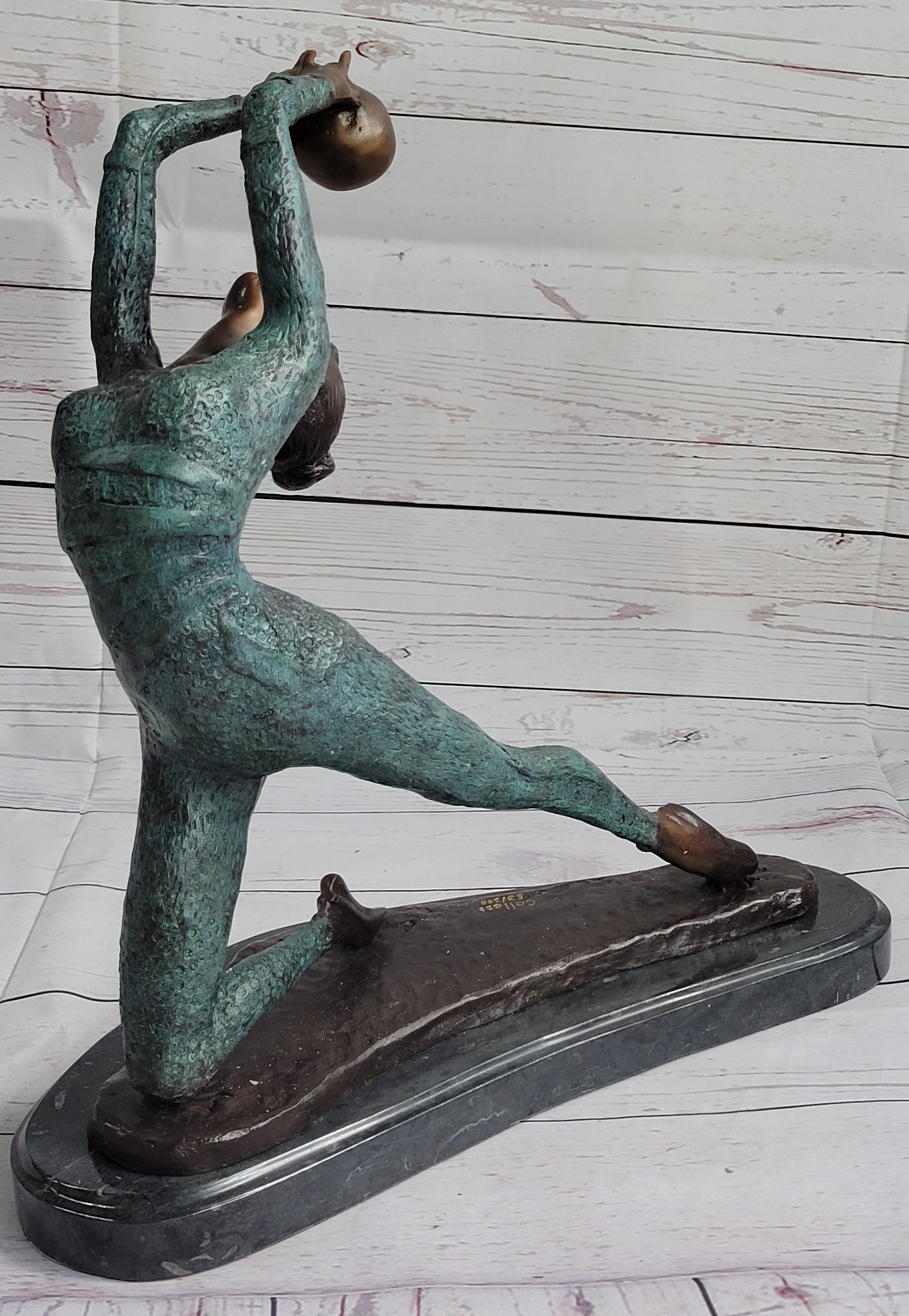 Rhythmic Gymnast Olympic Memorabilia by Collett Bronze Sculpture