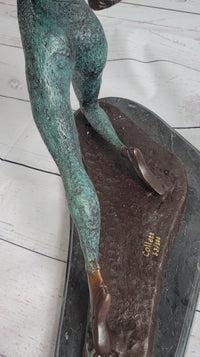 Rhythmic Gymnast Olympic Memorabilia by Collett Bronze Sculpture