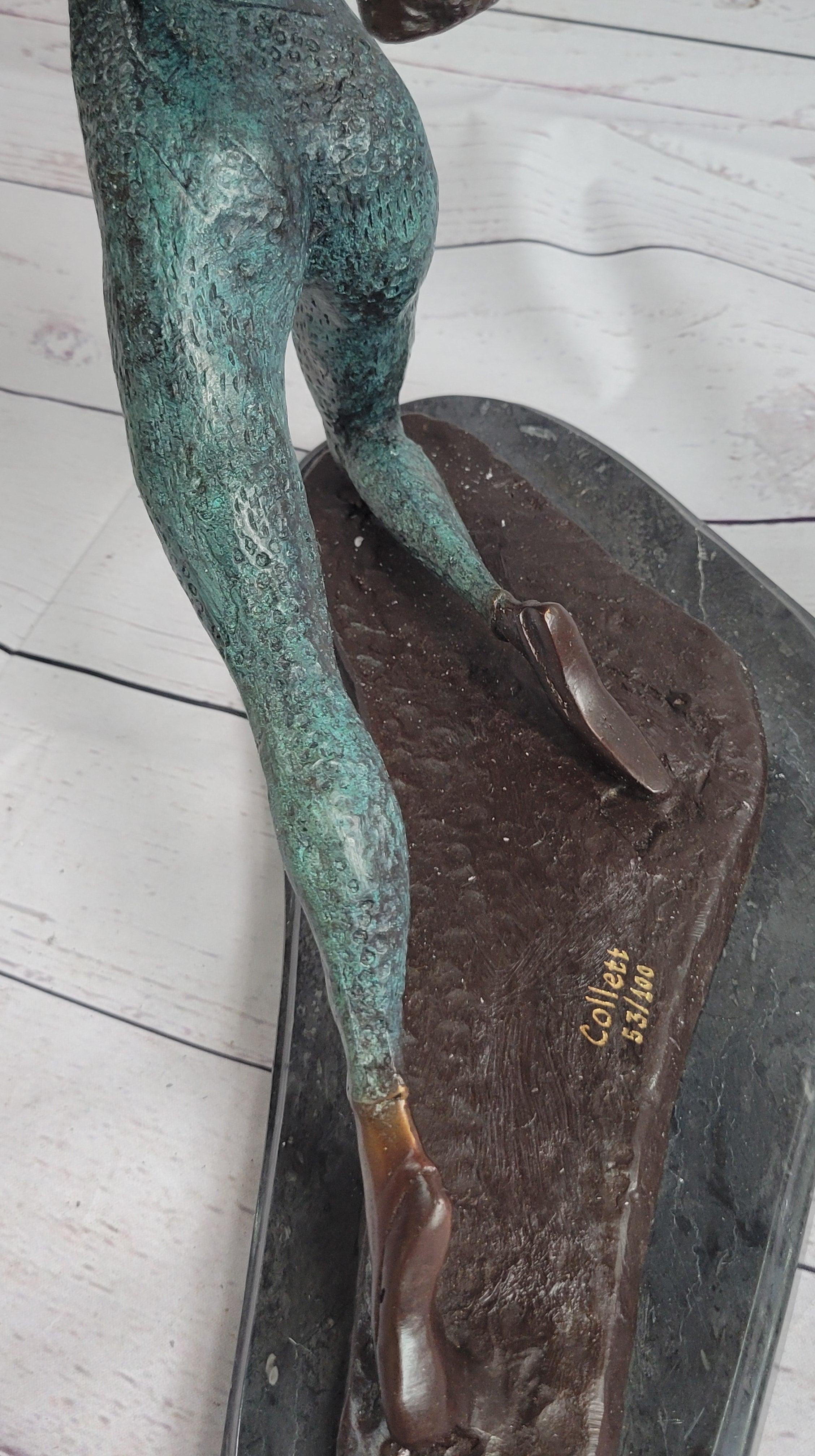Rhythmic Gymnast Olympic Memorabilia by Collett Bronze Sculpture