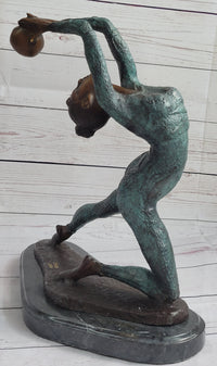 Rhythmic Gymnast Olympic Memorabilia by Collett Bronze Sculpture