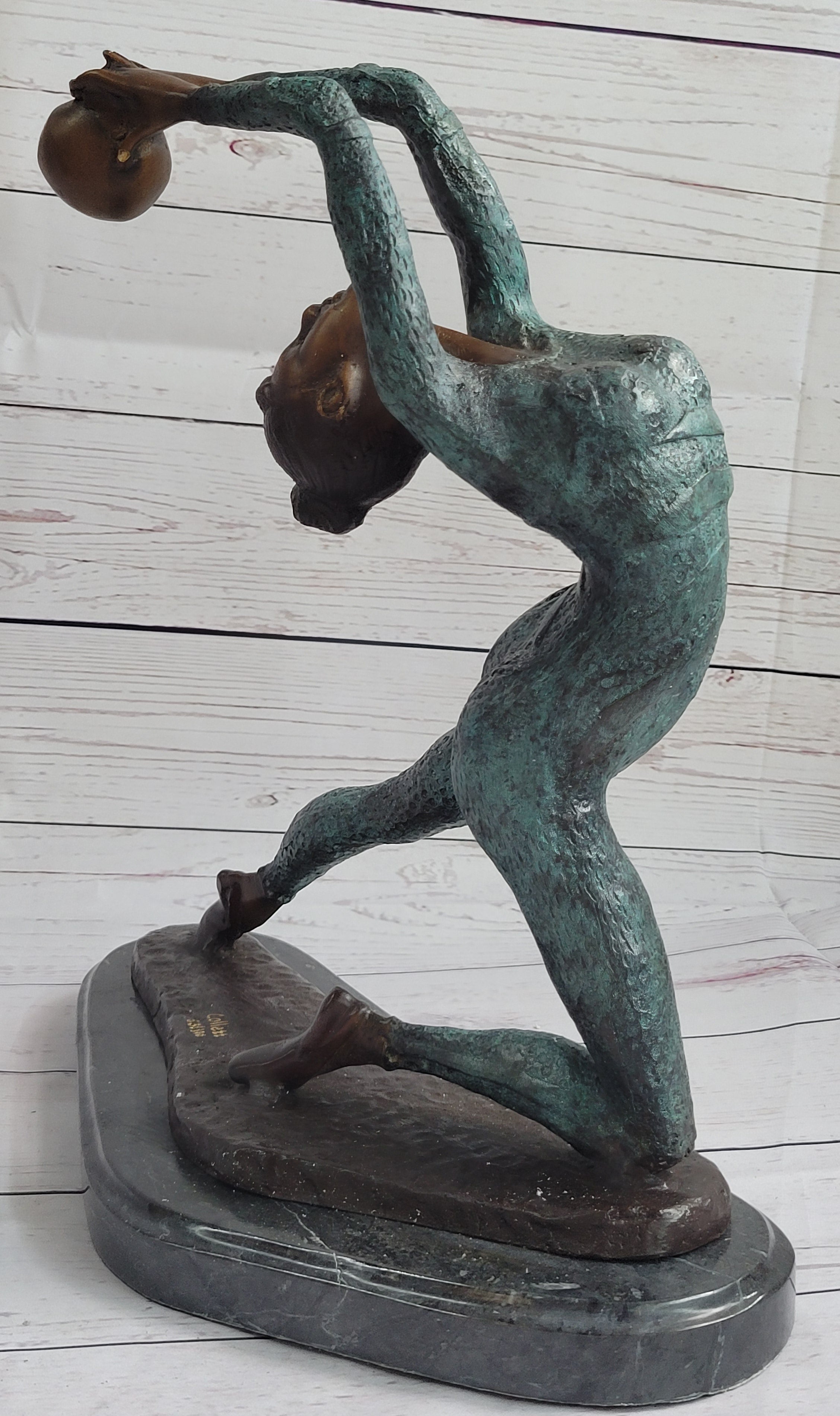 Rhythmic Gymnast Olympic Memorabilia by Collett Bronze Sculpture